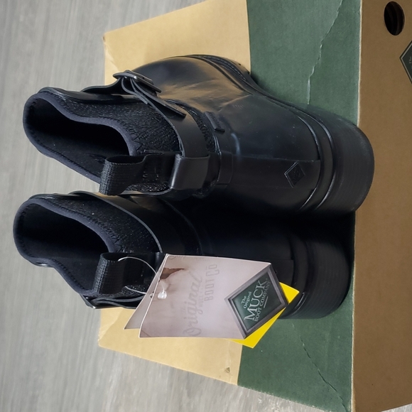 New Muck Boots Liberty Ankle Rubber Booties Size 10 - Picture 5 of 10